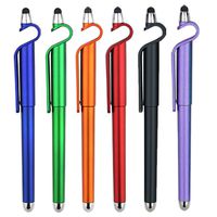 Capacitive Stylus, Ballpoint Pen, Cell Phone Stand 3 in 1 Stylus Pen 8 pcs/Set Multicolor Slim Capacitive Stylus for Capacitive Touch Screen