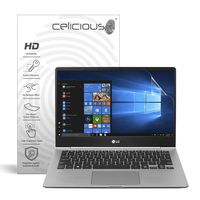 Celicious Vivid Invisible Glossy HD Screen Protector Film Compatible with LG Gram 13 13Z980 (Touch) [Pack of 2]