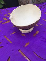 4 oz / 120 ml. / 3"X3.5"X1.5" / Jicara tradicional with base of carrizo/Mexican Jicara/Units: 1 / with ring