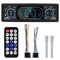 4 × 60W Car Radio Stereo Single Din Dual USB Bluetooth MP5 Player Hands-Free Car Stereo Support MP3/MP5/USB LCD Display with Remote Control