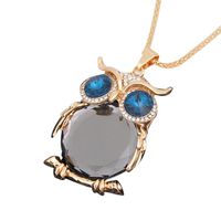 Clearance Deals,Toosvan Clearance Deals Owl Pendant Necklace Women Vintage Glass Cabochon Necklace Jewelry Gift