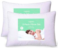 Celeep 2-Pack Queen Bed Pillows for Sleeping - 20 x 26 Inches Pillow - 900GSM Ultra Soft Sand Washed Cover, Sleeping Pillows with Lofty Microfiber Filling