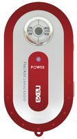 NAXA Electronics NR-720 Portable AM/FM Mini Pocket Radio, Rotary Tuning Dial, 3.5mm Headphone Jack, Red