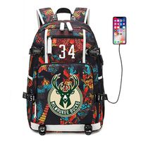 AUGYUESS Basketball Player Star Backpack School Bag Daypack Bookbag Shoulder Bag Laptop Bag
