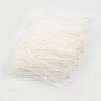 uxcell 1000 Pcs White Plastic Cable Zip Tie Fasten Wrap 95mm x 2mm