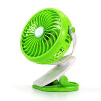 Alytimes USB Fan 360 Rotation Personal Clip or Desk Fan with Multi Versatile for Hurricanes, Car, Baby Stroller and Outdoor (Green)