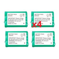 4 Fenzer Rechargeable Cordless Phone Batteries for V-Tech 80-5542-00-00 80-5543-00-00 Cordless Telephone Battery Replacement Packs
