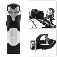 XCSOURCE Silver Fox 1080P HD Bike Video Recorder 5MP Camera + 6000K Dual LED Headlamp / 800LM Bicycle Light + 5200mAh Power Bank XC310