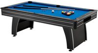 Fat Cat Tucson 7' Pool Table with Automatic Ball Return, Electric Blue Playing Surface and Included Billiard Accessories to Play Out of The Box
