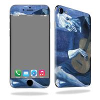 MightySkins Skin Compatible with Apple iPhone 7 - Old Guitarist | Protective, Durable, and Unique Vinyl Decal wrap Cover | Easy to Apply, Remove, and Change Styles | Made in The USA
