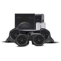Rockford Fosgate YXZ-STAGE5 400 Watt Amplified Stereo, Front Upper & Lower Speaker, and Subwoofer Kit for select YXZ models