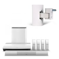 Bose Lifestyle 600 Home Entertainment System with UB-20 Series II Wall/Ceiling Bracket (White)