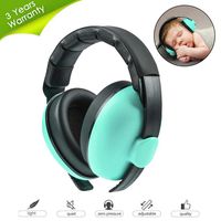 Beautyu Baby Ear Protection Noise Cancelling Headphones for Babies,Baby Headphones Baby Earmuffs,Hearing Protection Headphones-Ages 0-2 Years (Mint Green)