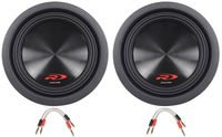 (2) Alpine SWR-8D4 8" Inch 2000w Dual 4 Ohm Type-R Car Subwoofers Subs SWR8D4