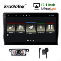 Brogotek Car Stereo,10.1 Inch Android 7.1 2GB RAM，Car Radio GPS Navigation Head Unit，Support/Bluetooth/4G WiFi/USB/Mirror Link/SWC