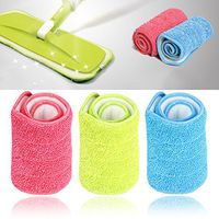 Replacement Microfiber Washable Mophead Wet and Dry Cleaning Mop Pads Fit Flat Spray Mops Household Cleaning Tools