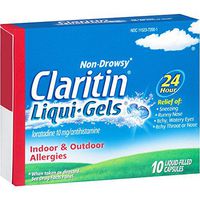 Claritin Liquigel 10mg Size 10ct