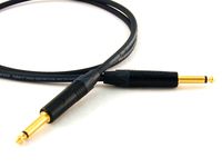 Conquest Sound HL 3 Hi Definition 3-Foot Guitar/Instrument Cable - Neutrik NP2X-B Black and Gold Plugs