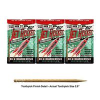 Jet Rocket B-12 Flavored Energy Toothpicks-Red Hot Cinnamon 3 Pack
