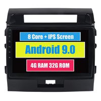 RoverOne Android 8.0 Octa Core In Dash Car Stereo System for Toyota Land Cruiser LC200 2008-2013 with GPS Navigation Radio Bluetooth Mirror Link 10.2 inch Touch Screen