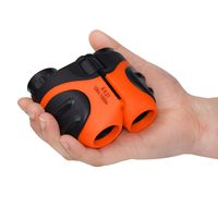 Portable HD Binoculars Compact Shock Proof 8x21 Kids Binoculars with Low Light Vision Clear Bird Watching Great for Children Outdoor Sports Game Opera Glasses Concerts (Orange)