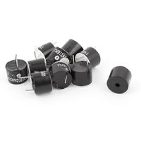 10Pcs 12mmx9.5mm Active Buzzer Alarm Ringer Continuous Beep DC 5V 85dB