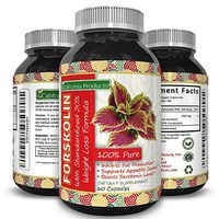 Natures Craft Forskolin Extract Supplement for Weight Loss Natural Diet Pills 60 Capsules     