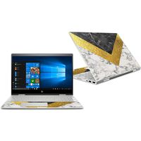 MightySkins Skin Compatible with HP Envy x360 Convertible 15" (2018) - Modern Marble | Protective, Durable, and Unique Vinyl Decal wrap Cover | Easy to Apply, Remove | Made in The USA