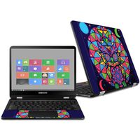 MightySkins Skin Compatible with Samsung Chromebook Pro 12.3" - Goodnight Owl | Protective, Durable, and Unique Vinyl Decal wrap Cover | Easy to Apply, Remove, and Change Styles | Made in The USA