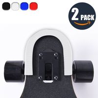 MAXPRO Guards for Longboard Deck Edge, Rubber Seal Protector Guard Strip Fit Most Skateboard & Longboard - White