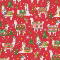 Wrapping Paper 8 Foot Roll Christmas Gift Wrap Ideas Hello Dolli Red, 2 Rolls