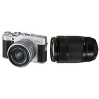 Fujifilm X-A5 Mirrorless Digital Camera w/XC15-45mmF3.5-5.6 OIS PZ Lens - Silver + Fujinon XC50-230mmF4.5-6.7 OIS II Black
