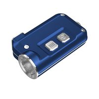 NITECORE TINI 380 Lm Super Small USB Rechargeable LED Keychain Flashlight Blue