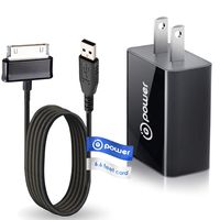 T-Power AC Adapter 5V 2.1A Rapid Charger (6.6ft Cord) Compatible with for Samsung Galaxy Tab 2,7, 7.7, 7 Plus, 8.9, 10.1 Galaxy 10.1 inches Tablet, ETA-P11JBEGXAR-P10JBEGSTA