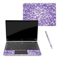 Mightyskins Skin Compatible with Hp Pavilion X360 14" (2018) - Stained Glass | Protective, Durable, and Unique Vinyl Decal Wrap Cover | Easy to Apply, Remove, and Change Styles | Made in The USA