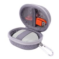 Aenllosi Hard Carrying Case for Skullcandy Indy Truly Wireless Earbuds (Grey)