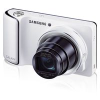 Samsung Galaxy Camera with Android Jelly Bean v4.1.2 OS, 16.3MP CMOS with 21x Optical  Zoom and 4.8" Touch Screen LCD, WiFi (White) (OLD MODEL)