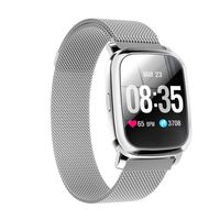 TPW Smart Watch Bluetooth Sports Watch CV06 (2019) IP67 Waterproof Fitness Tracker Business Smartwatch with Heart Rate Monitor, Multi Sport Mode for Android 4.4, iOS 7.0, Magnetic Strap, Silver...