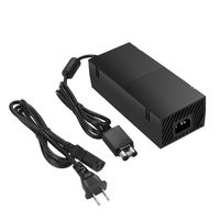 Xbox One Power Supply Brick With Power Cord，Enhance Version AC Adapter Power Supply Charge For Xbox One Console, 100-240V Auto Voltage,Black