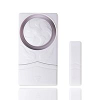 GREENCYCLE SF19R Wireless Entry Home Security Door Window Open Alarm, Burglar Alert Alarm, Tiny Magnetic Sensor Door Alarm for Home Garage Apartment Office Indoor Use Only