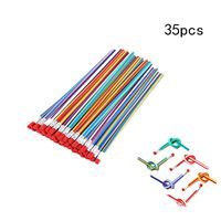 35 PCS Colorful Magic Bendy Flexible Soft Pencils with Eraser for Children School Fun Equipment
