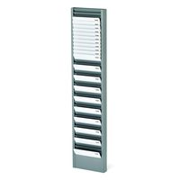 STEELMASTER Horizontal Swipe Card Rack, 8-1/8 x 23-1/8 x 1/2 Inches, Gray (20601)