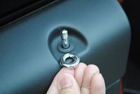 Nicebee Accessory Door Lock Button Trims For Dodge JCUV Journey Caliber Chrome ABS