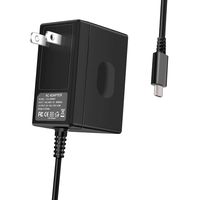 Switch Charger for Nintendo Switch - Type-C AC Adapter Fast Charging Portable Charger 15V/2.6A (Support TV Mode) Power Supply with 5 FT Thicken Cord