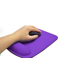  Orcbee  _Gel Wrist Rest Support Game Mouse Mice Mat Pad for Computer PC Laptop Anti Slip (Purple)