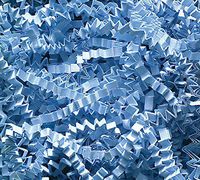 12oz - 24 Colors - U Pick! Gift Basket Shred, Crinkle Paper Grass Filler (Light Blue)