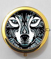 BlackKey Different Animals 3-Compartment Decorative Pocket Gift Box Case Organizer for Pill, Color 2 -1912