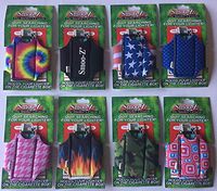 4 Smoo-Z Smoker's Coozie Cigarette Case And Lighter Holder,4 Random Different Design