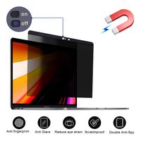 FORITO Magnetic Privacy Screen Filter Compatible MacBook Pro 16 Inch 2019 Released Model A2141, Easy On/Off Removeale Anti Glare MacBook Pro 16 Screen Protector with Anti Spy Webcam Cover