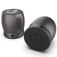 Punkcase Rocker Portable Wireless Bluetooth Speaker, Powerful HD Speakers W/Enhanced Bass TF/SD Card Slot/AUX Input, Rechargeable Hands Free Speakerphone W/Mic Compatible W/iPhone/Android [Black]